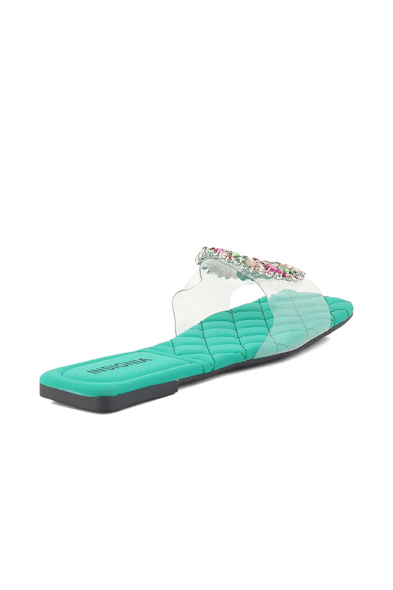 Formal Slip On I38589-Green