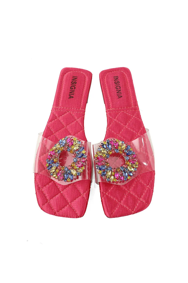 Formal Slip On I38589-Pink