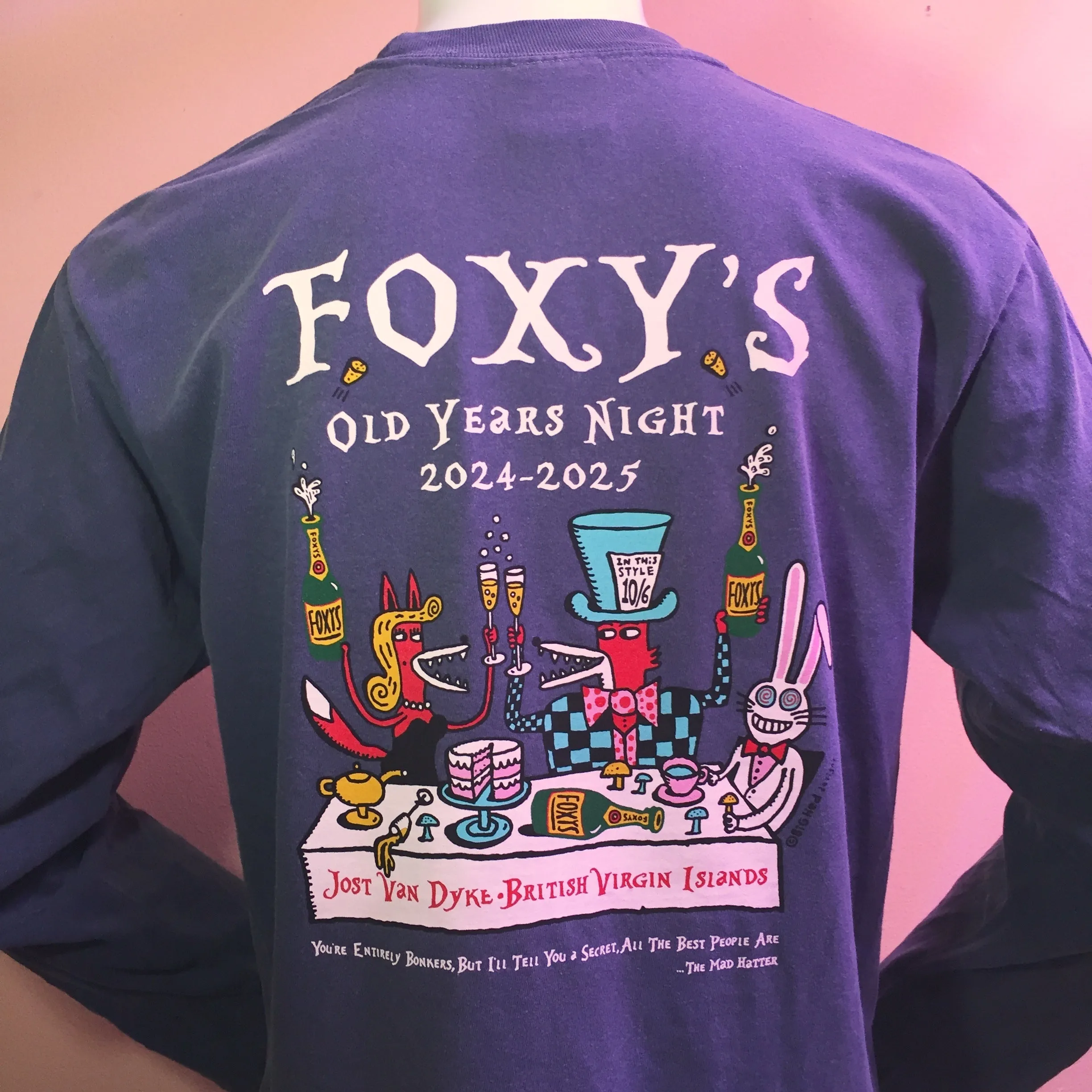 Foxy's 'Mad Hatter's Tea Party' OYN Event 24-25 Long Sleeve Tee