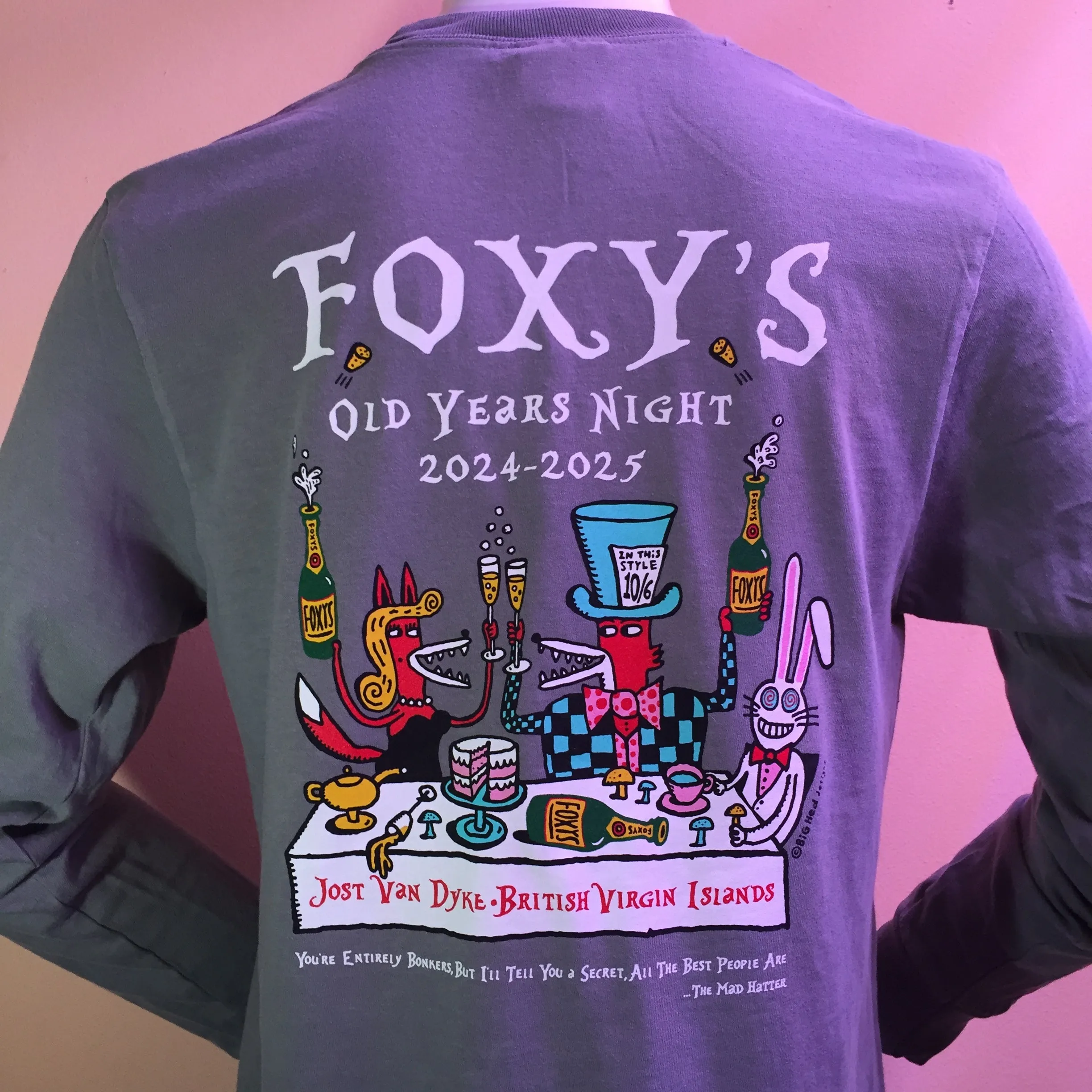 Foxy's 'Mad Hatter's Tea Party' OYN Event 24-25 Long Sleeve Tee
