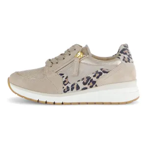 GABOR Sand   guld, leo sneaker vidde K