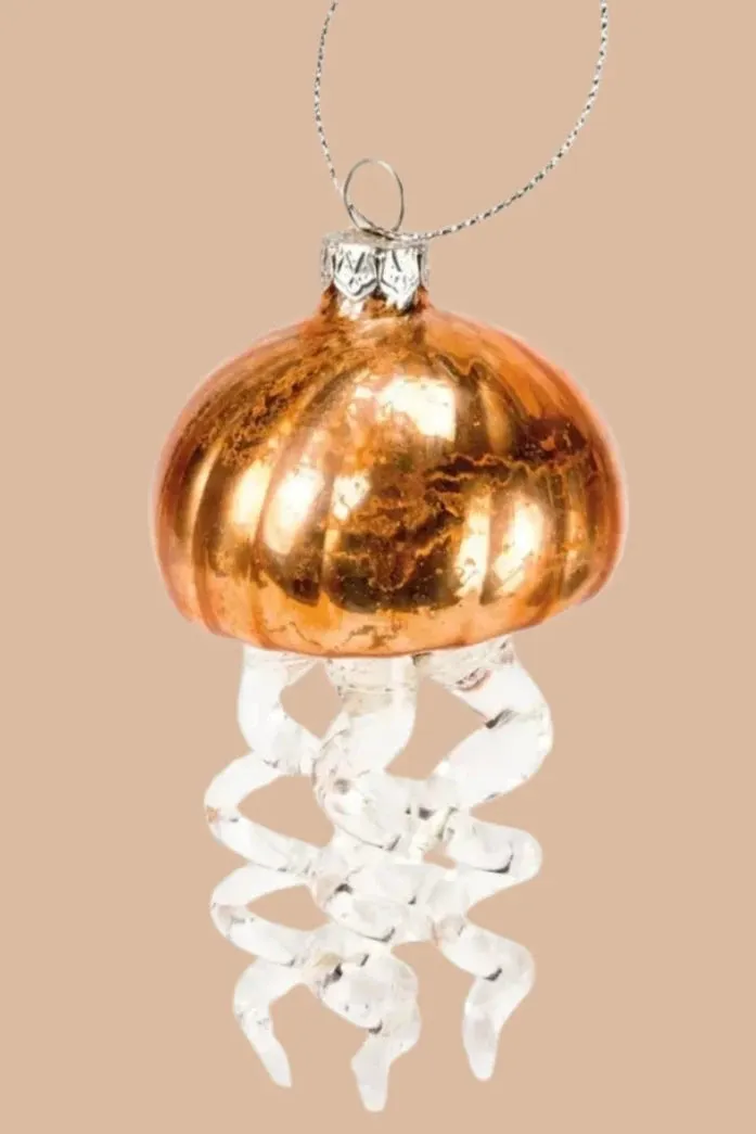 Glass Jellyfish Ornament