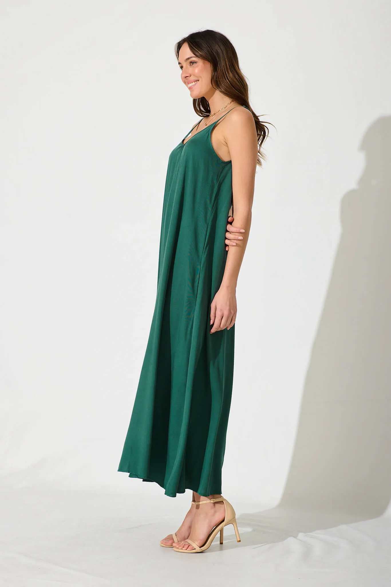 Green Maxi Dress - No Scrubs Style