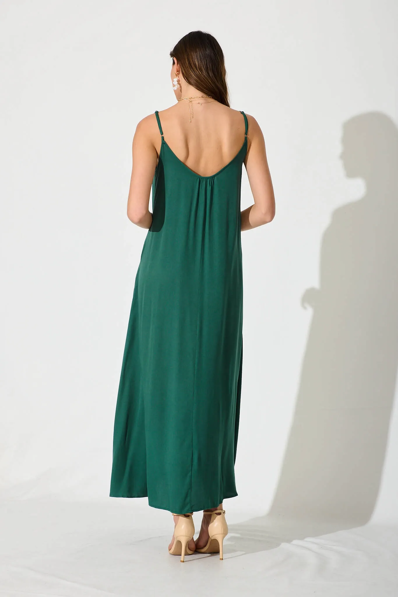 Green Maxi Dress - No Scrubs Style