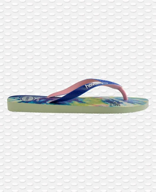 Havaianas Tie Dye Top Fashion Blue Flip Flops