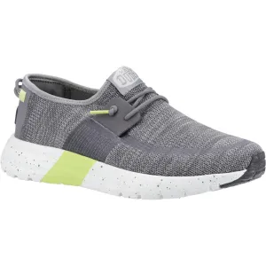 HEYDUDE Sirocco Sport Mode Trainer Heather Grey/Charcoal