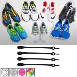 HICKIES Original No Tie Elastic Shoelace Unisex/One-size Fits Neon Yellow