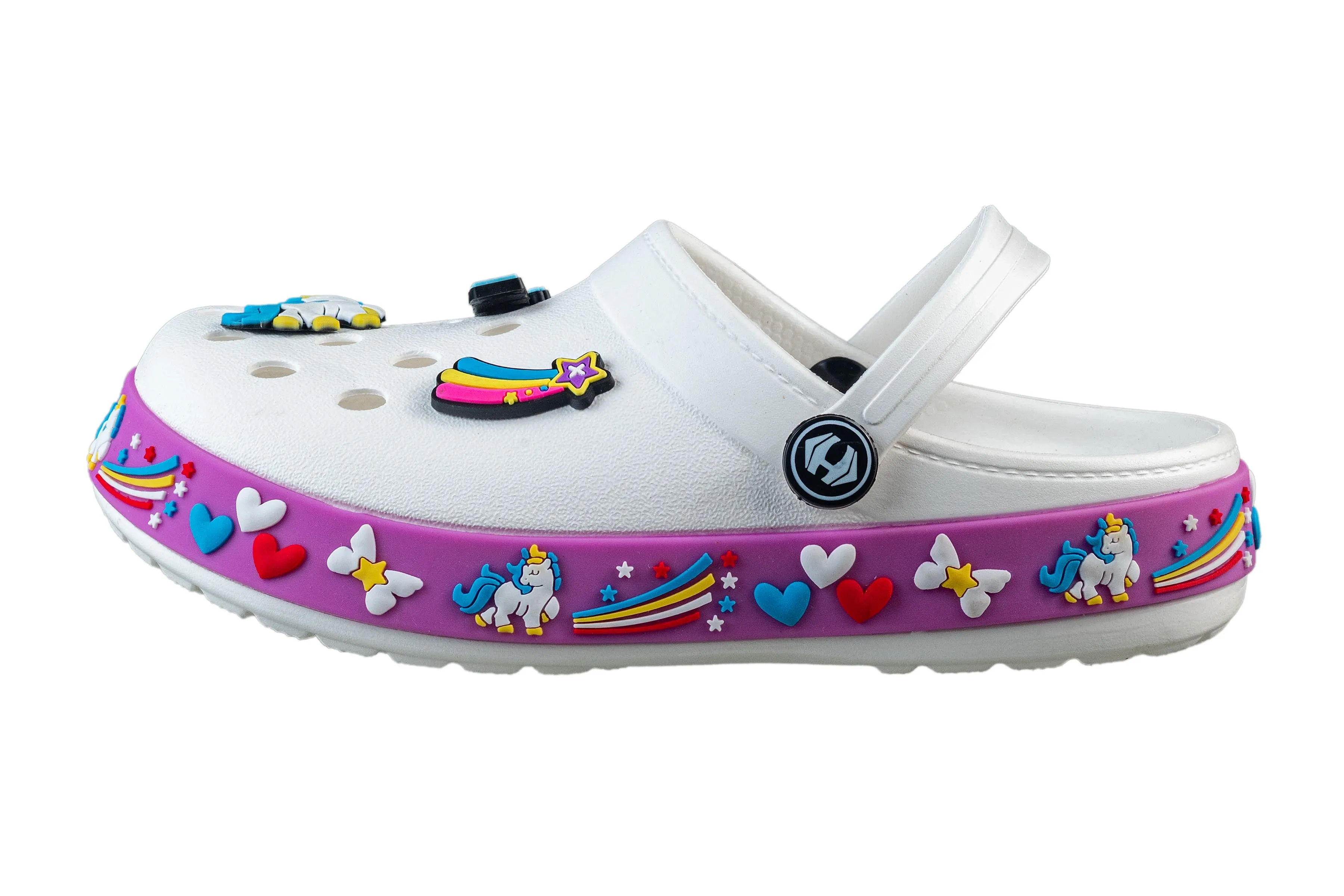 Hoppa Children White Sandal Eva (Kids Star A)