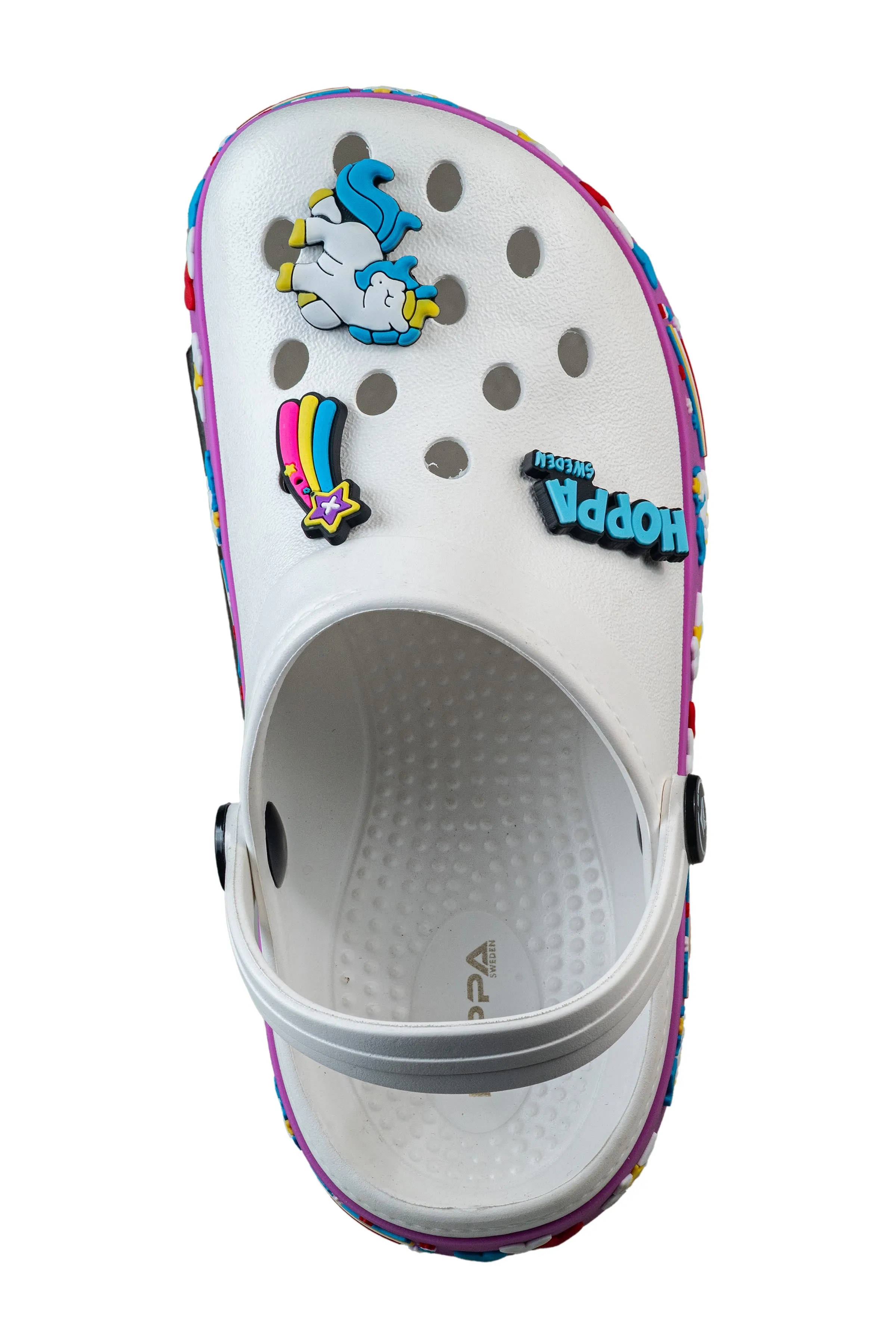 Hoppa Children White Sandal Eva (Kids Star A)