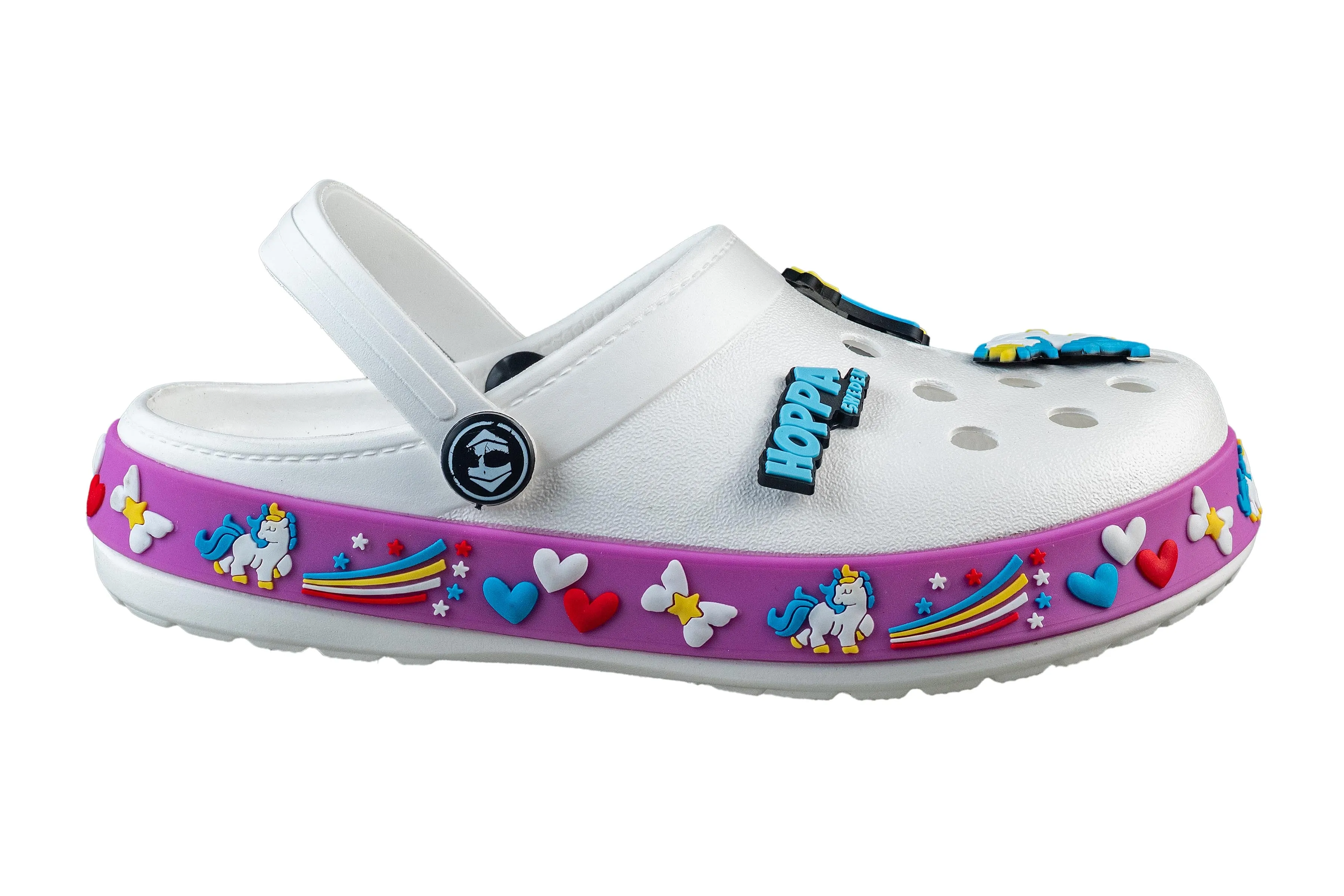 Hoppa Children White Sandal Eva (Kids Star A)