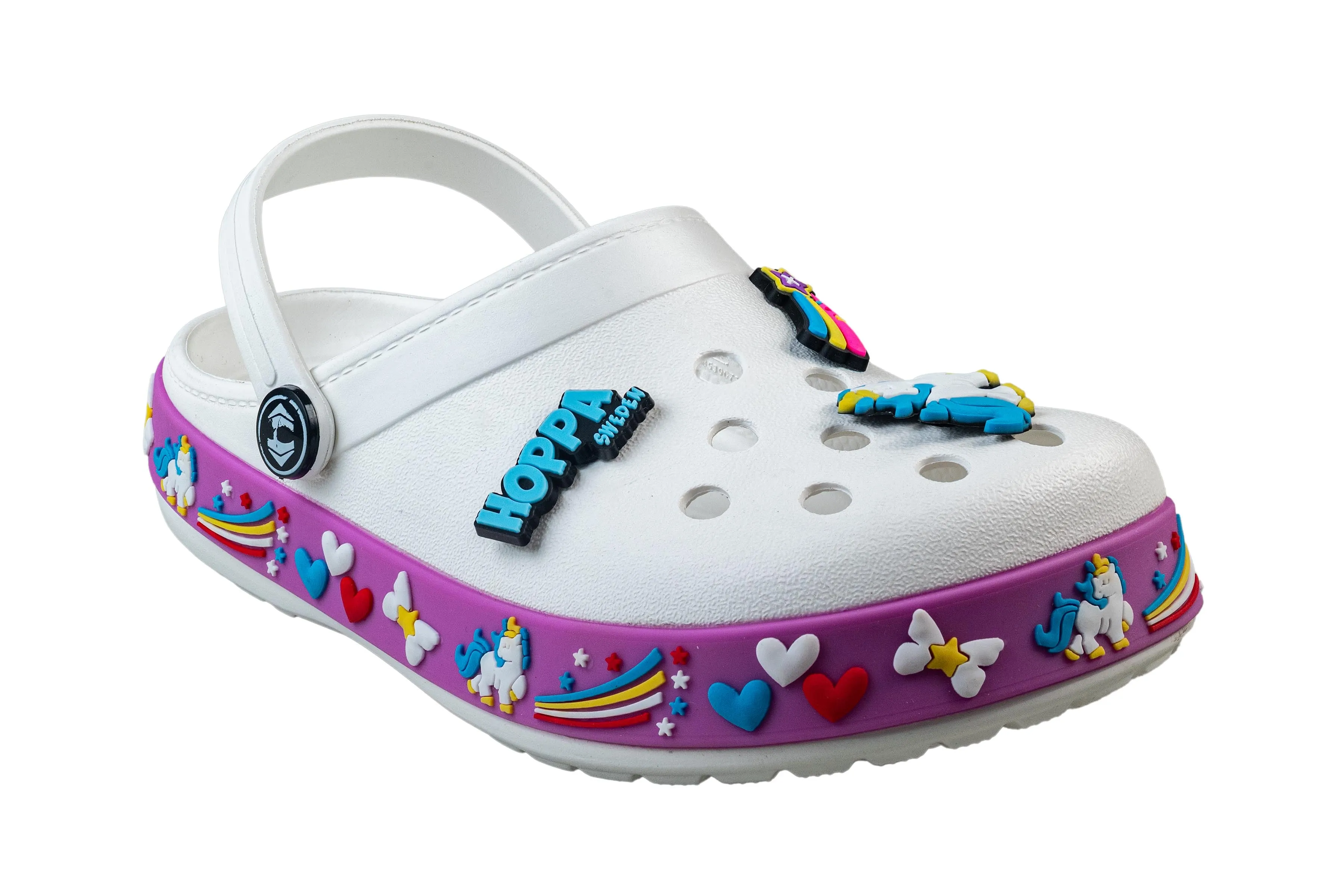 Hoppa Children White Sandal Eva (Kids Star A)