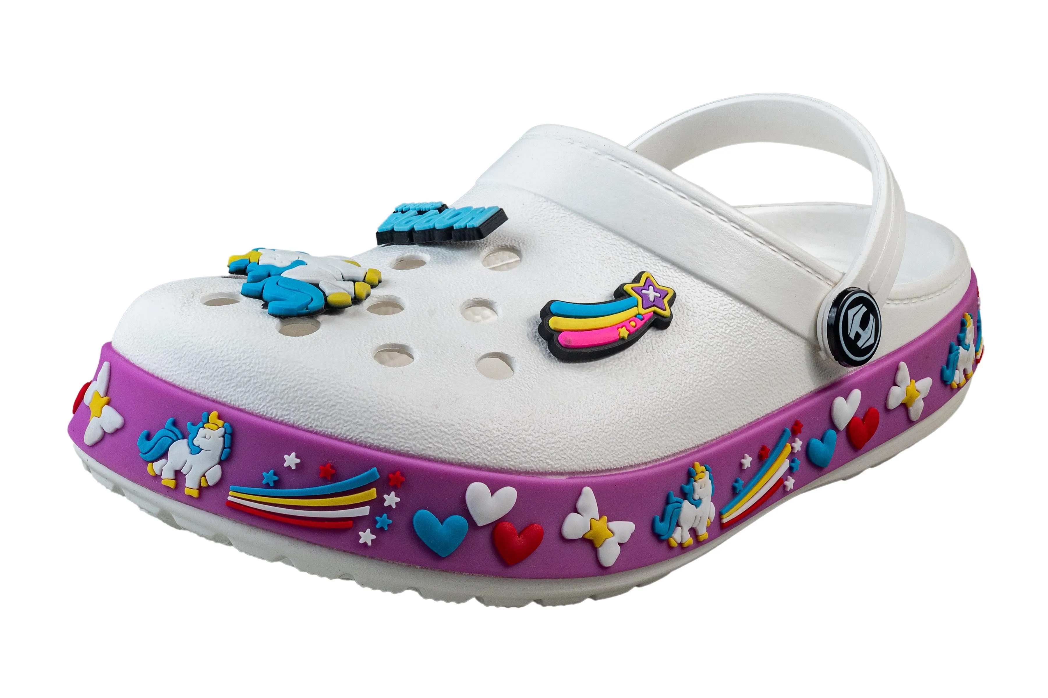 Hoppa Children White Sandal Eva (Kids Star A)