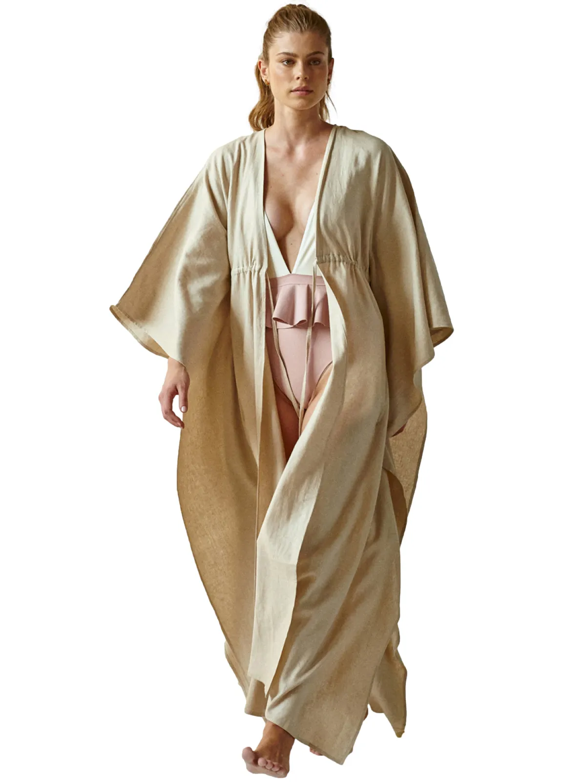 Ivory Butterfly Kimono ::RET