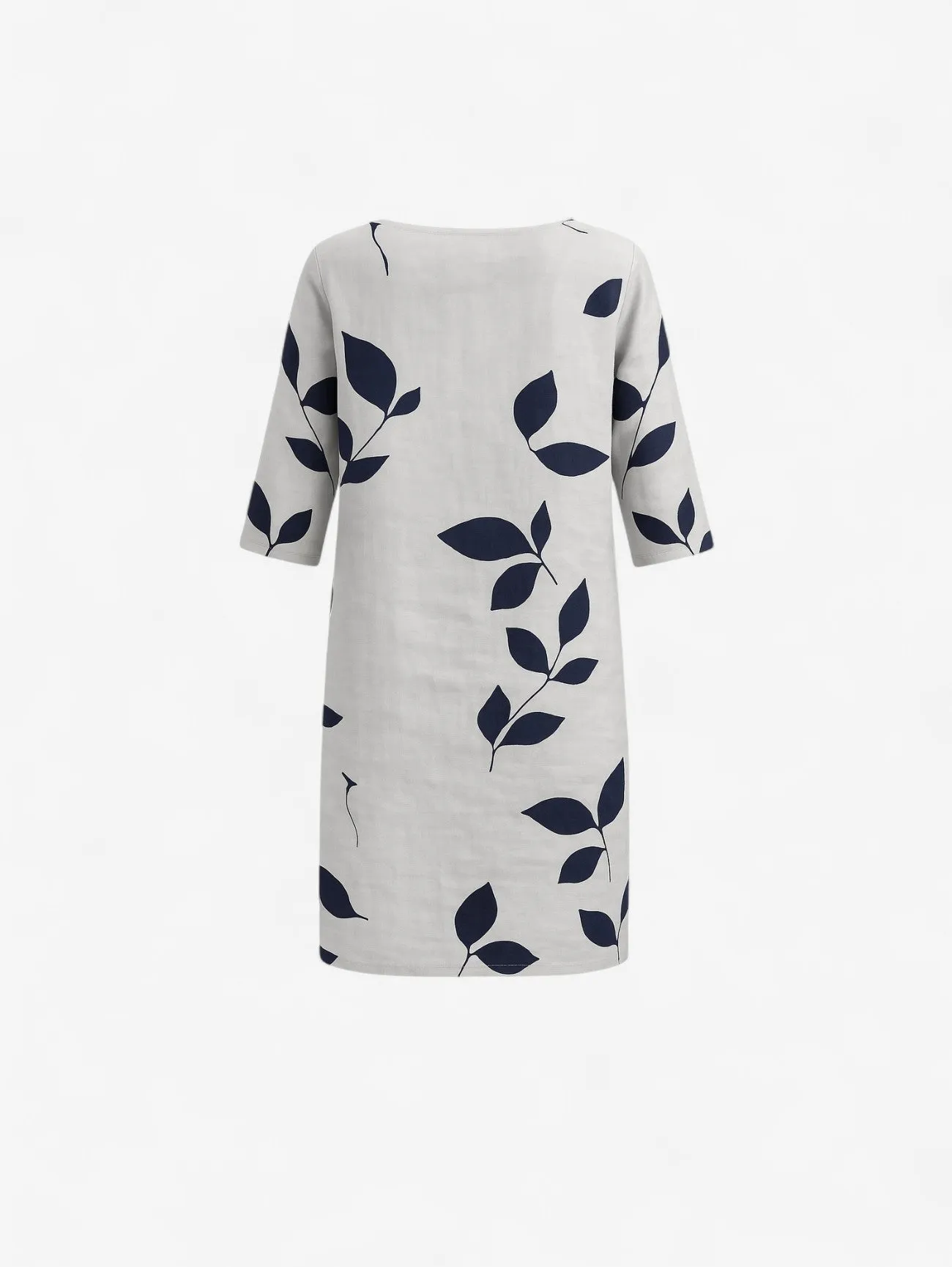 Jada | Women's Casual Print V Neck Half Sleeve Midi Dress