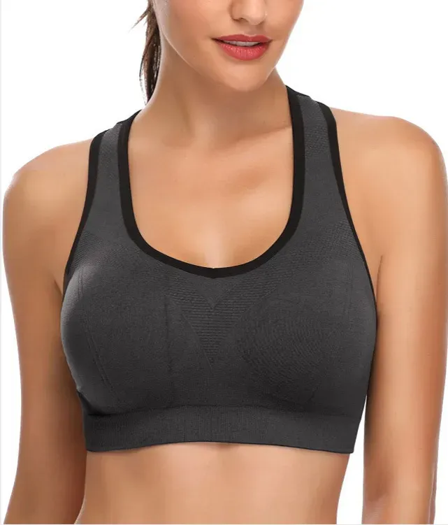 Jazz Scoop Neck Strappy Crisscross Back Sports Bra