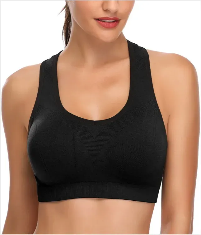 Jazz Scoop Neck Strappy Crisscross Back Sports Bra