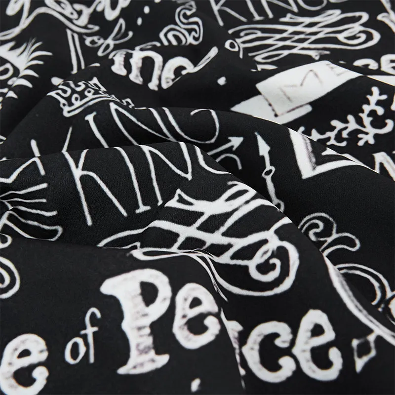 JESUS PRINCE OF PEACE PRINTED ALOHA SHIRT