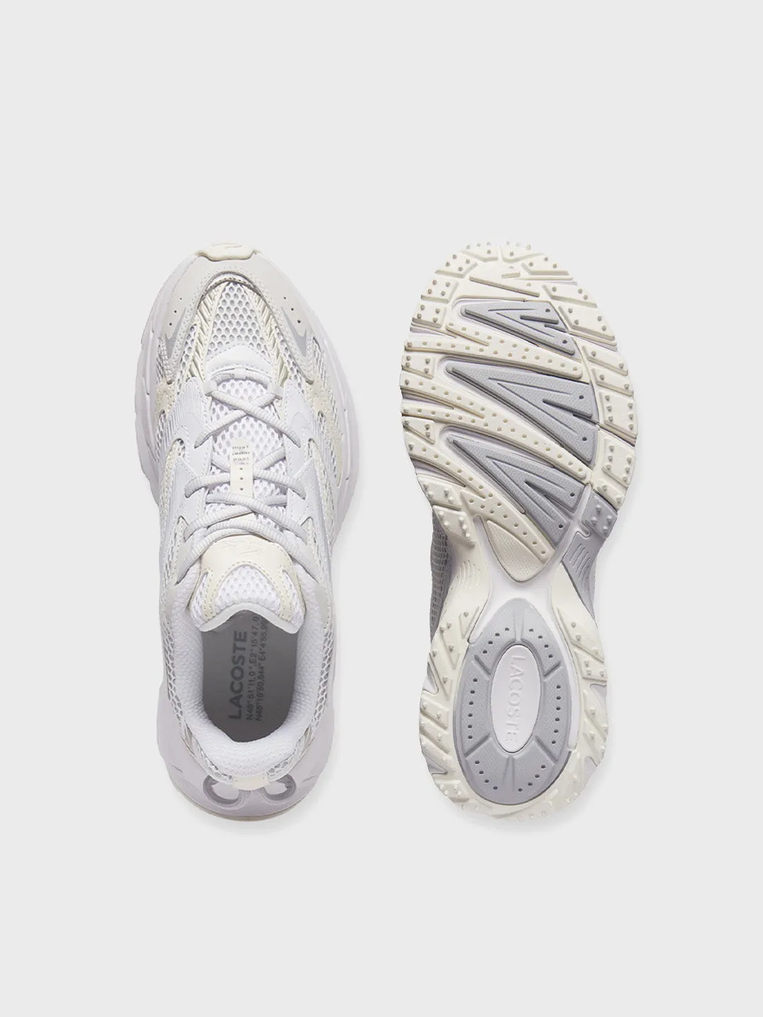 Lacoste L003 Neo Shot Sneakers | White/Off-White