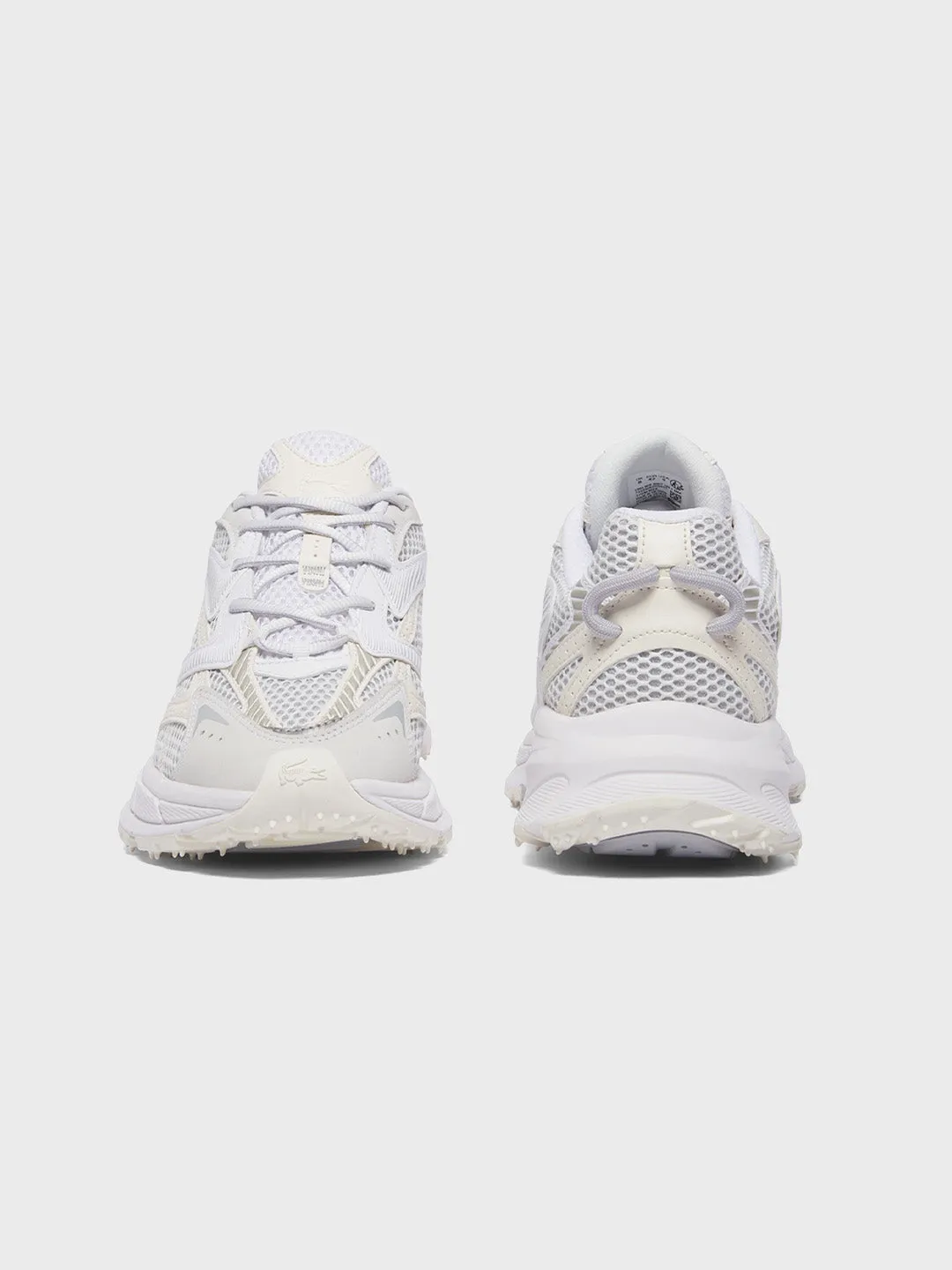 Lacoste L003 Neo Shot Sneakers | White/Off-White