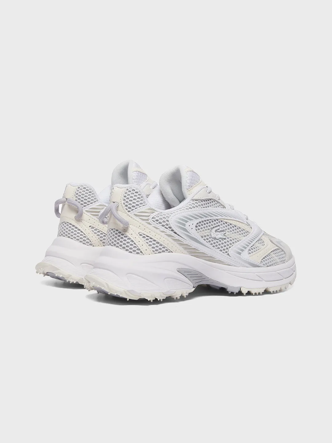 Lacoste L003 Neo Shot Sneakers | White/Off-White