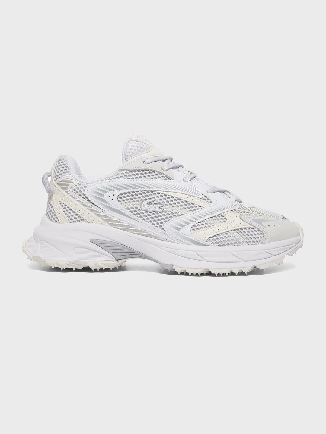 Lacoste L003 Neo Shot Sneakers | White/Off-White