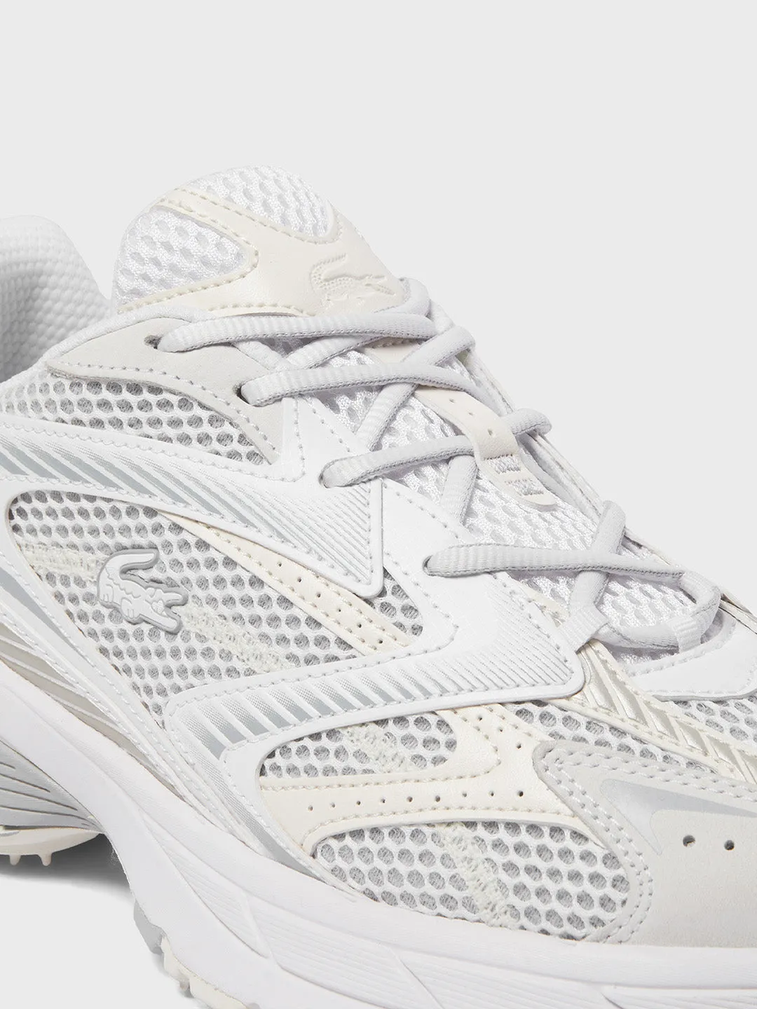 Lacoste L003 Neo Shot Sneakers | White/Off-White
