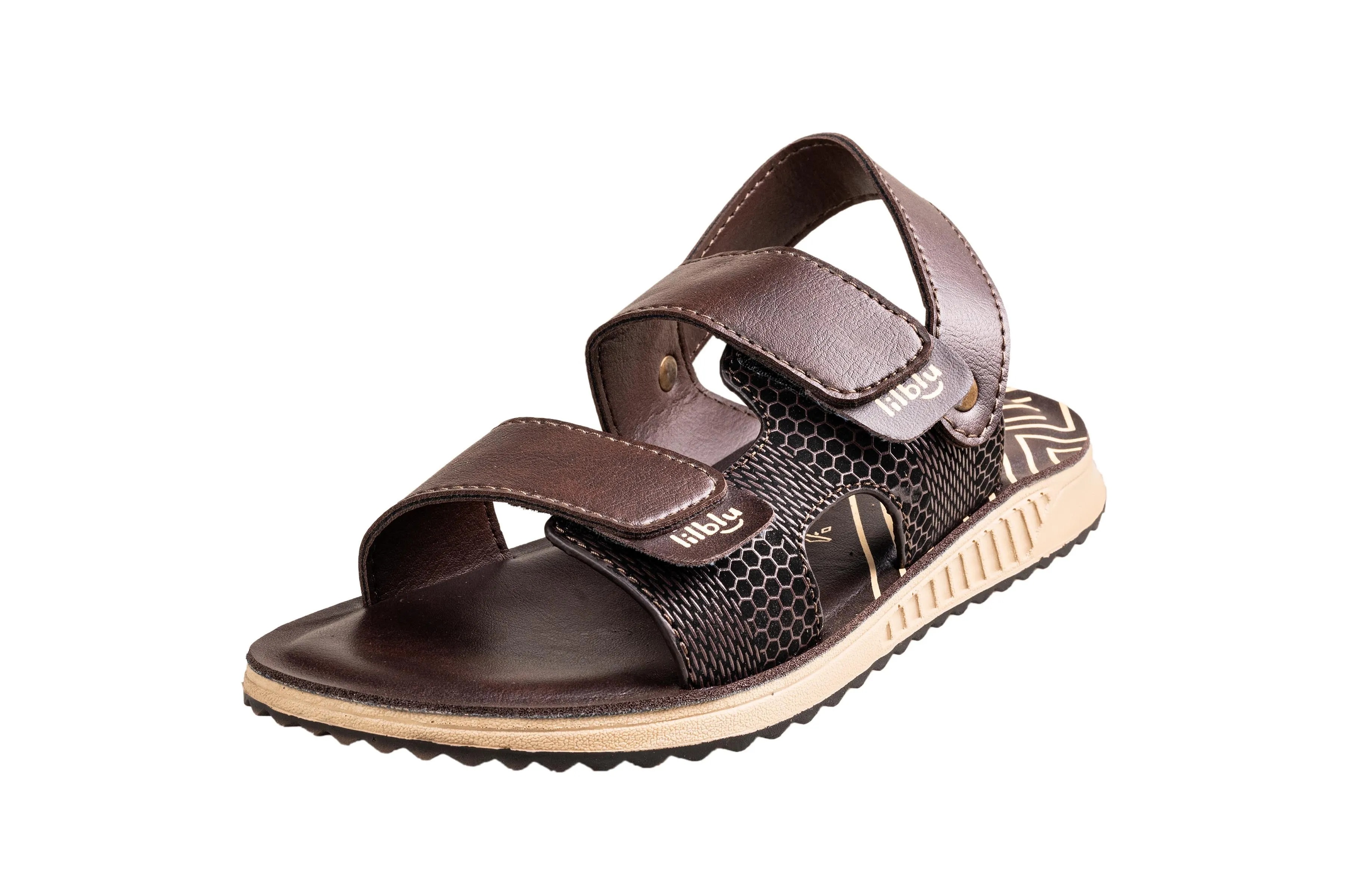 Lilblu Boys Brown Sandal PU
