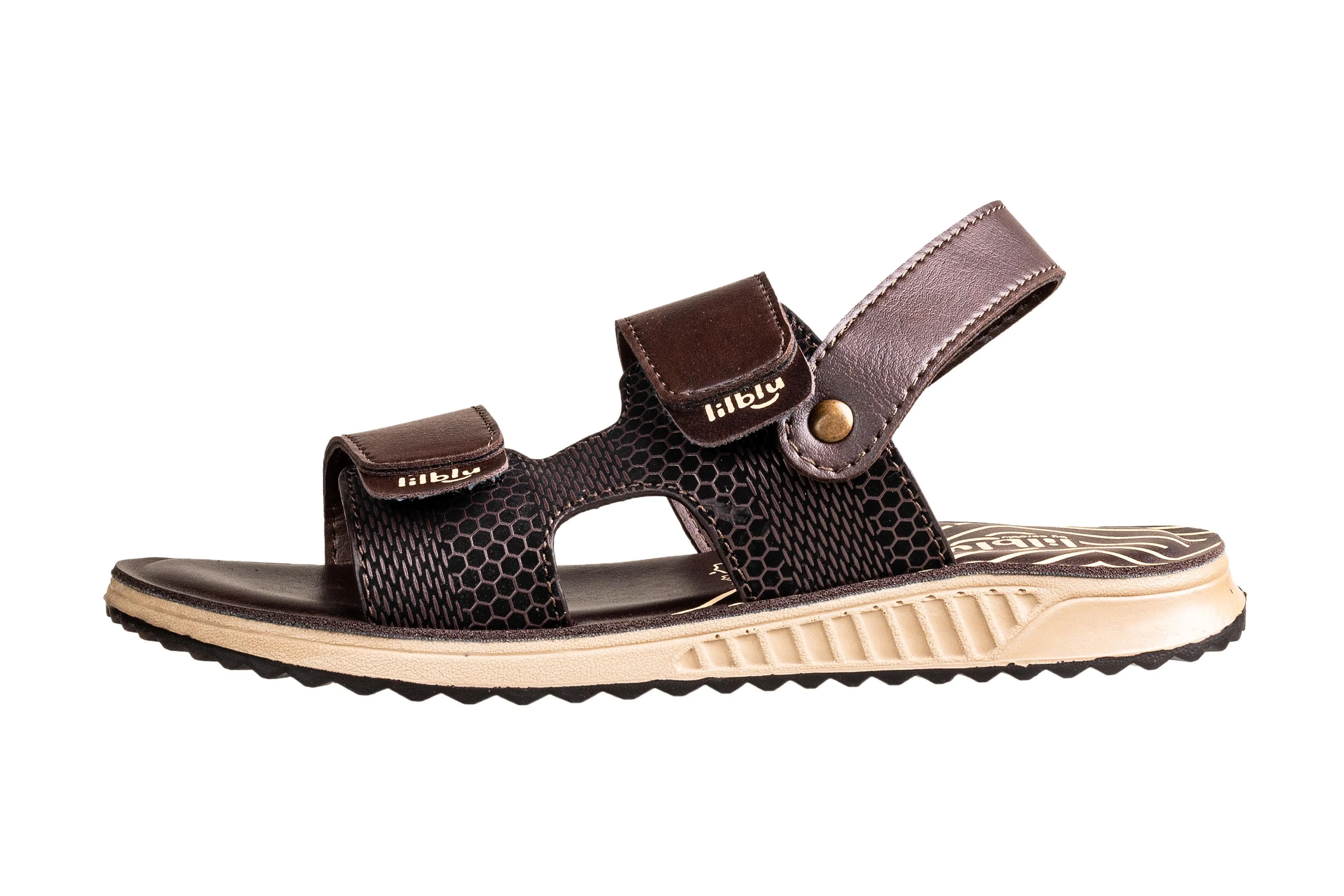 Lilblu Boys Brown Sandal PU