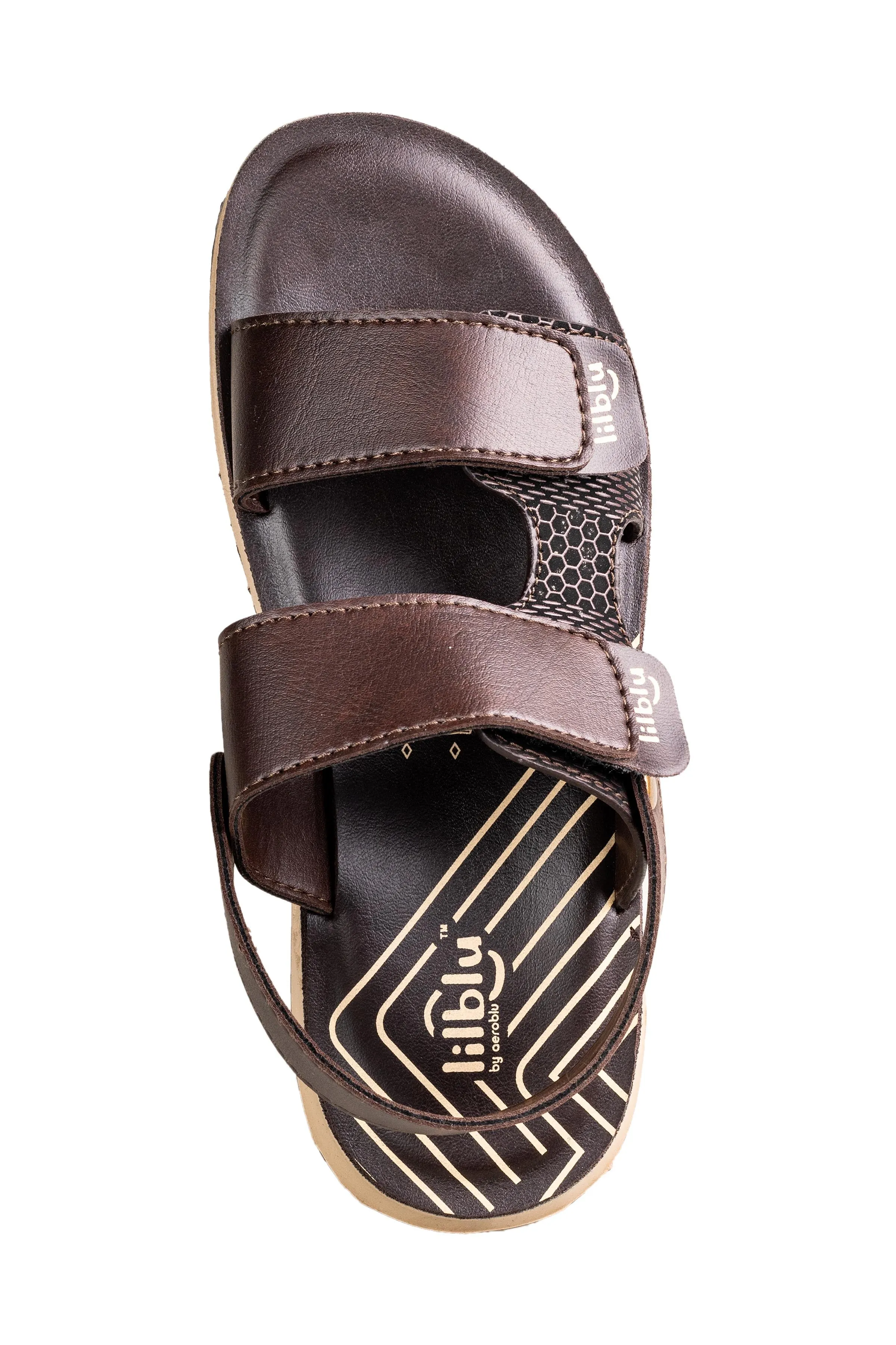 Lilblu Boys Brown Sandal PU