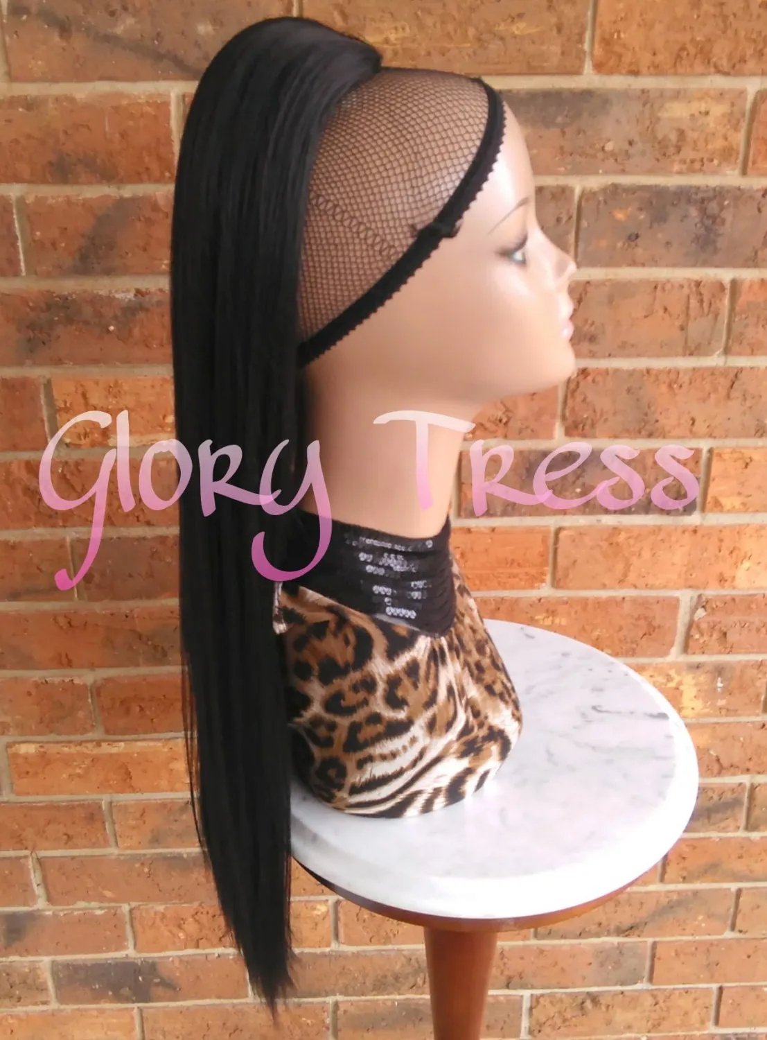 Long & Straight Ponytail, Drawstring Ponytail, Hair Piece, Heat Safe // KINDNESS