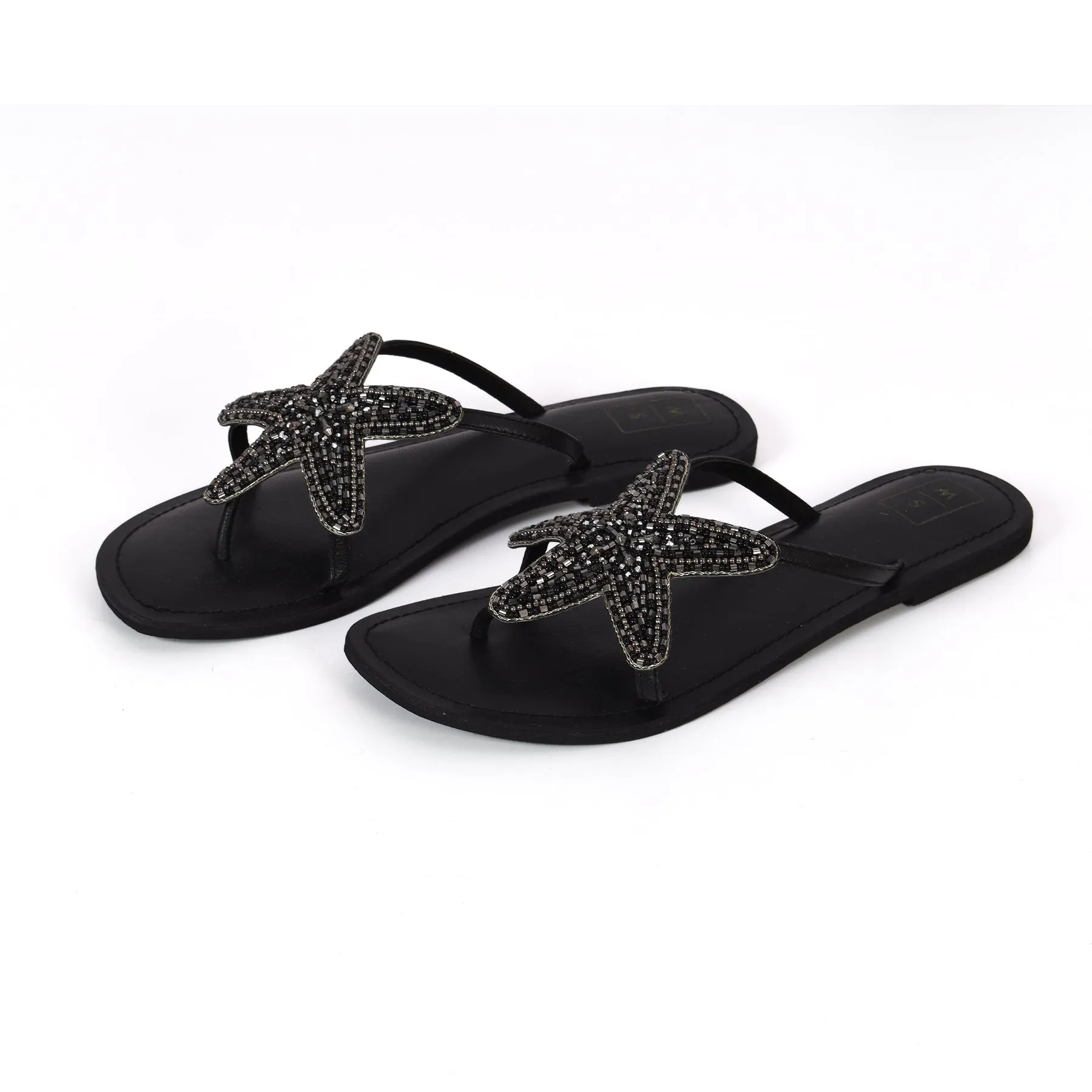 Lucy Black Starfish Sandal