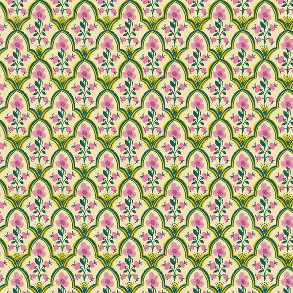 Malibu Wood Block in Pink by Heather Ross