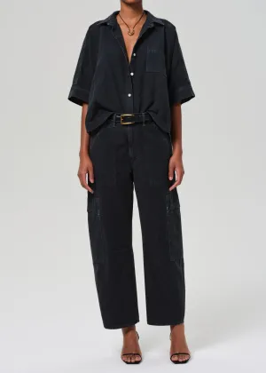 Marcelle Low Slung Easy Cargo - Washed Black