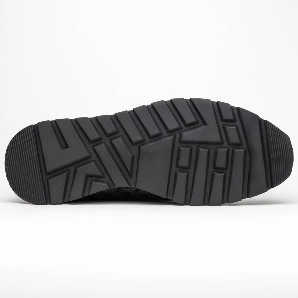 Marco Di Milano Portici Blue Caiman Crocodile & Lizard Sneakers