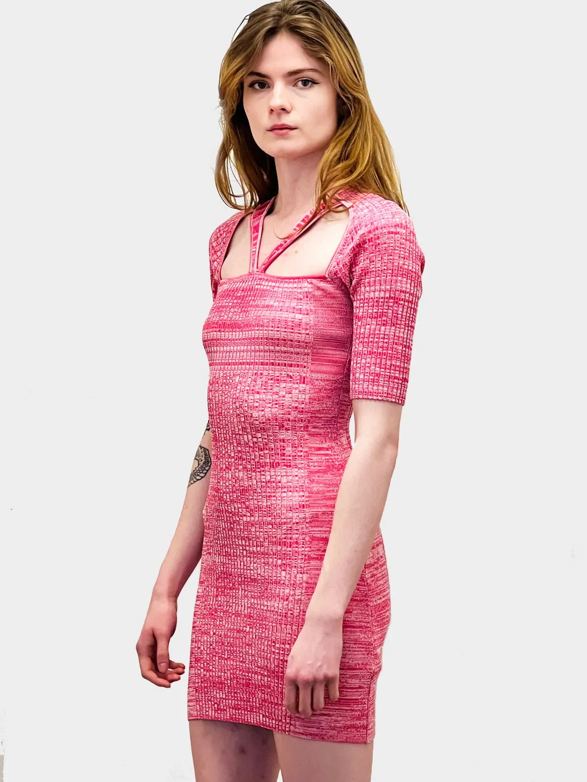 Melange Cut Out Mini Dress | Love Potion