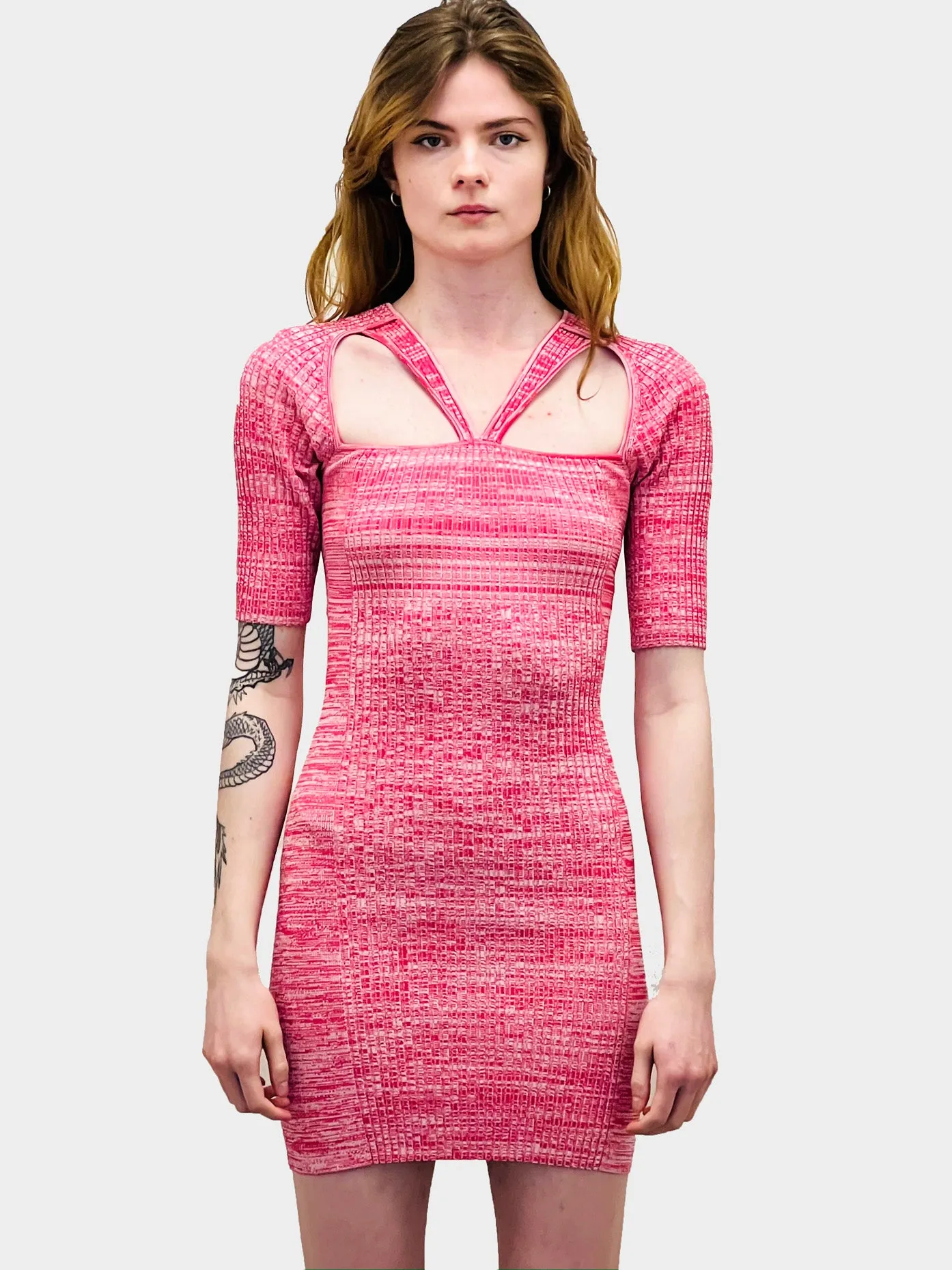 Melange Cut Out Mini Dress | Love Potion