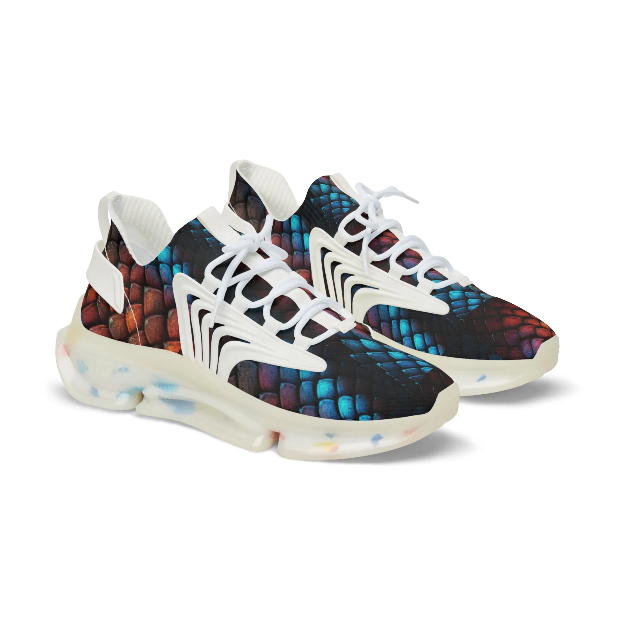 Men's Mesh Sneakers - Dragon Scales