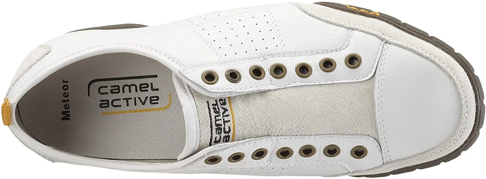 'Meteor' men's slip-on sneaker -white