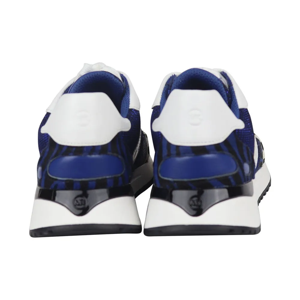 MICHAEL KORS MONROE MIXED MEDIA TRAINER SNEAKERS
