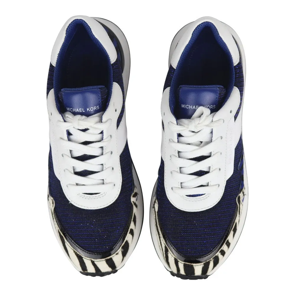 MICHAEL KORS MONROE MIXED MEDIA TRAINER SNEAKERS