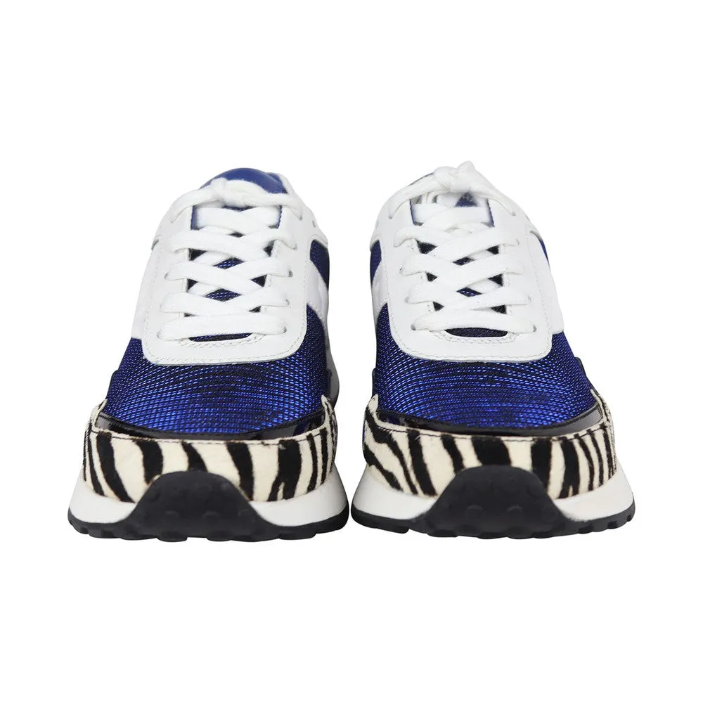 MICHAEL KORS MONROE MIXED MEDIA TRAINER SNEAKERS