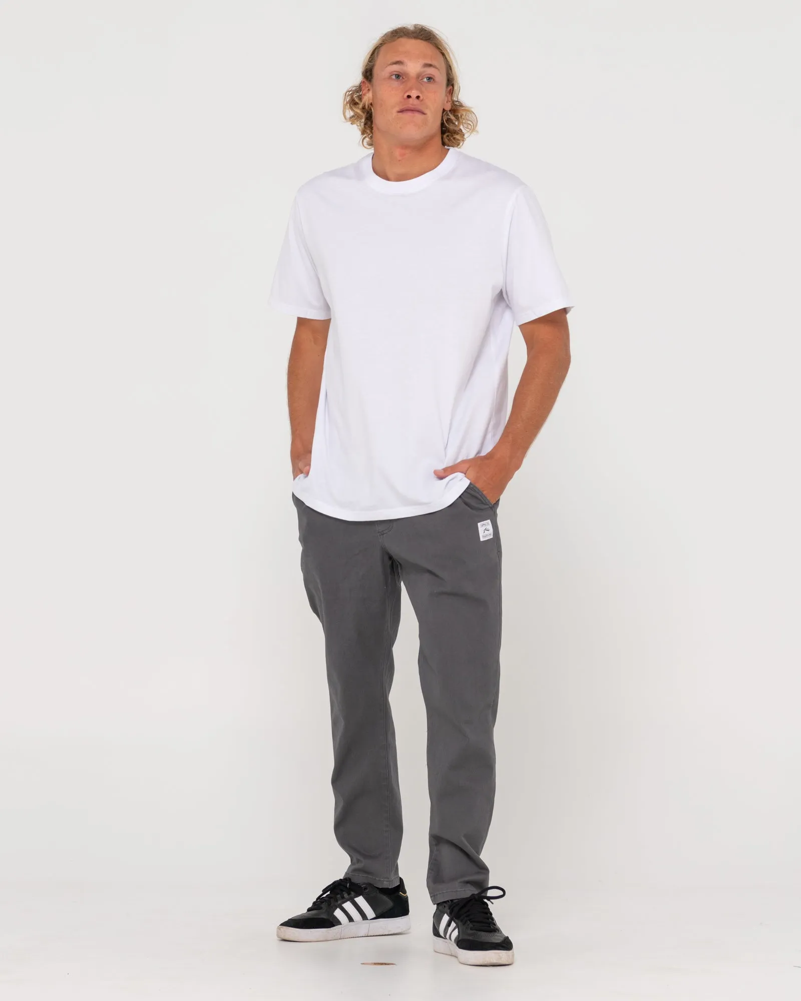 Mid Boy Straight Fit Elastic Pant