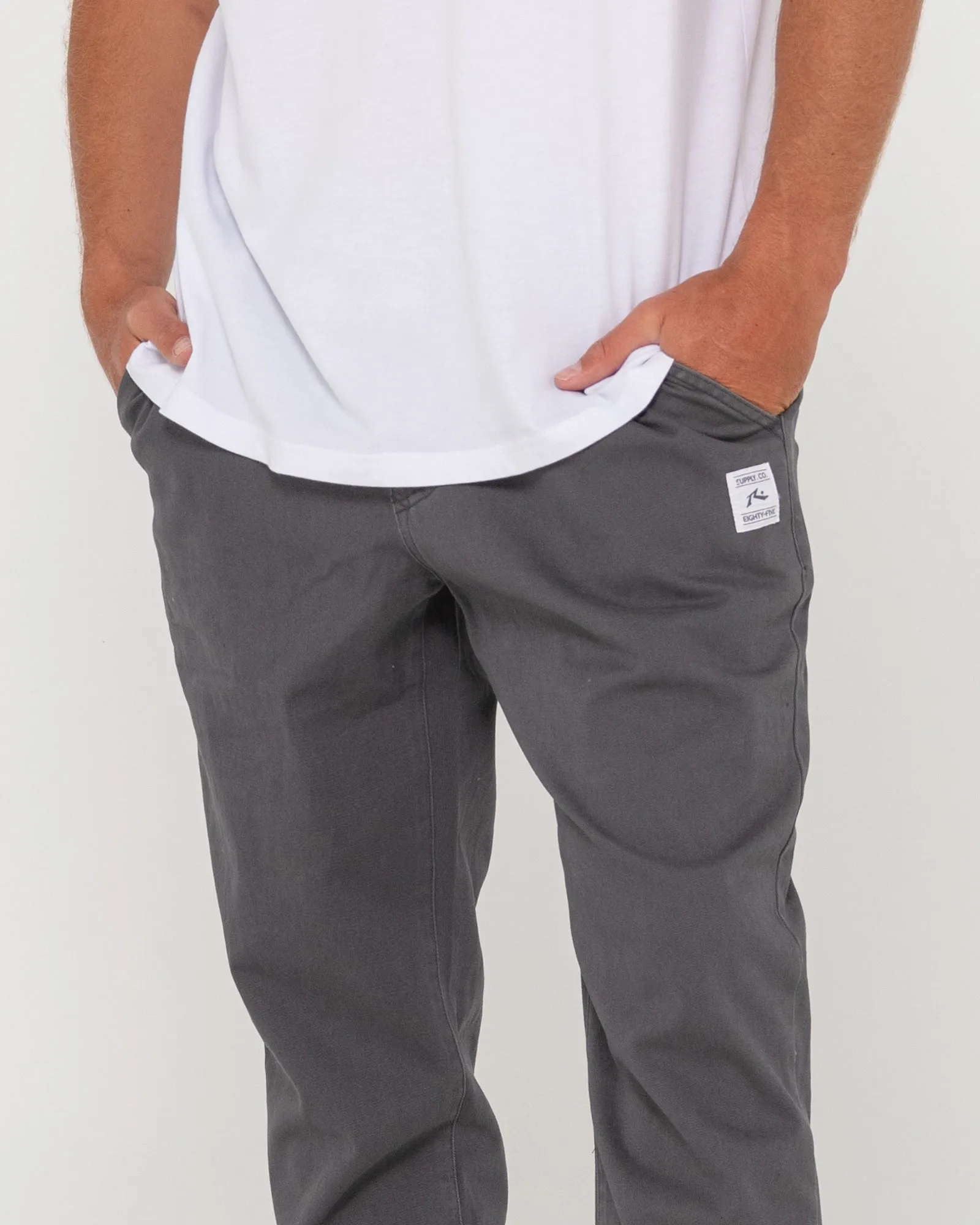 Mid Boy Straight Fit Elastic Pant