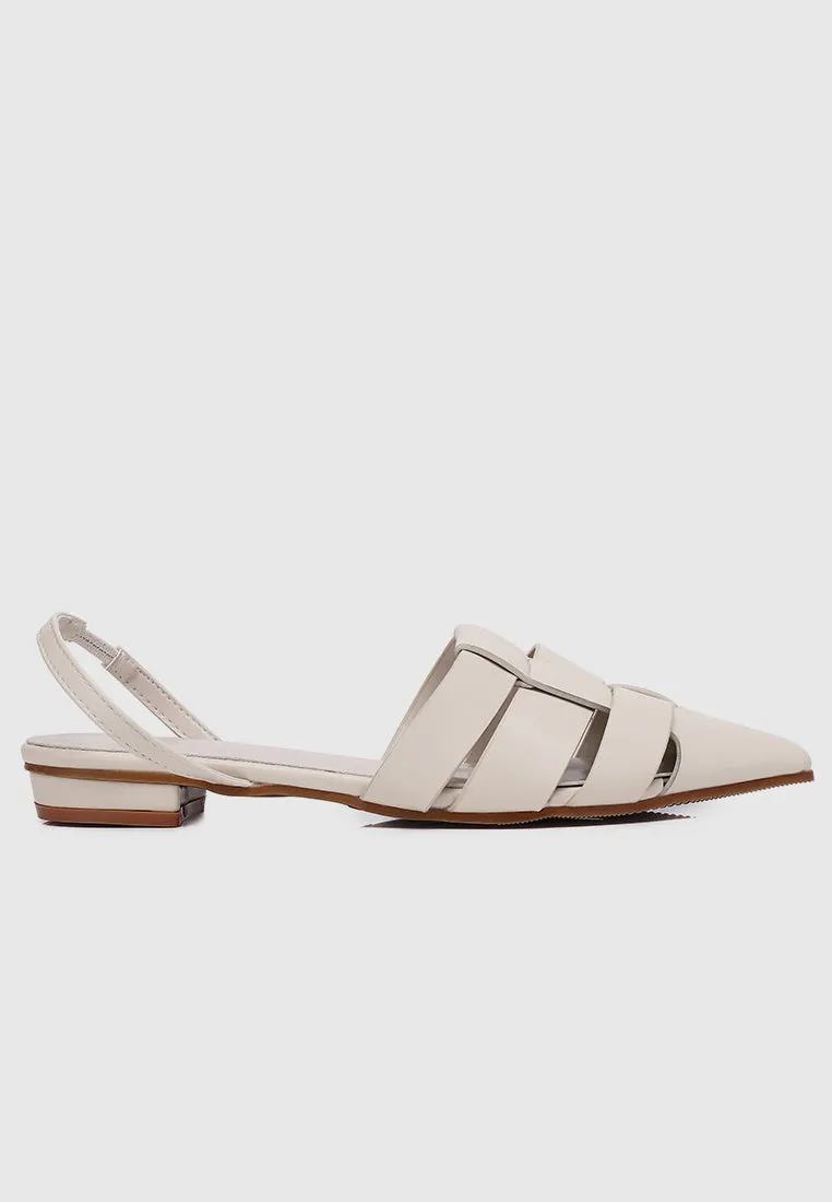 Miel Slingback Flats & Ballerina (Almond)