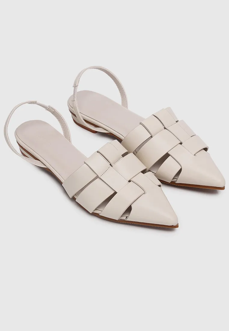Miel Slingback Flats & Ballerina (Almond)