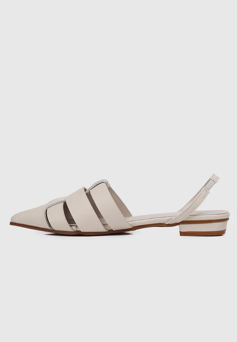 Miel Slingback Flats & Ballerina (Almond)