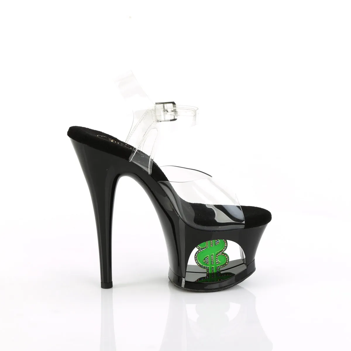 MOON-708USD  Clear/Black-Neon Green