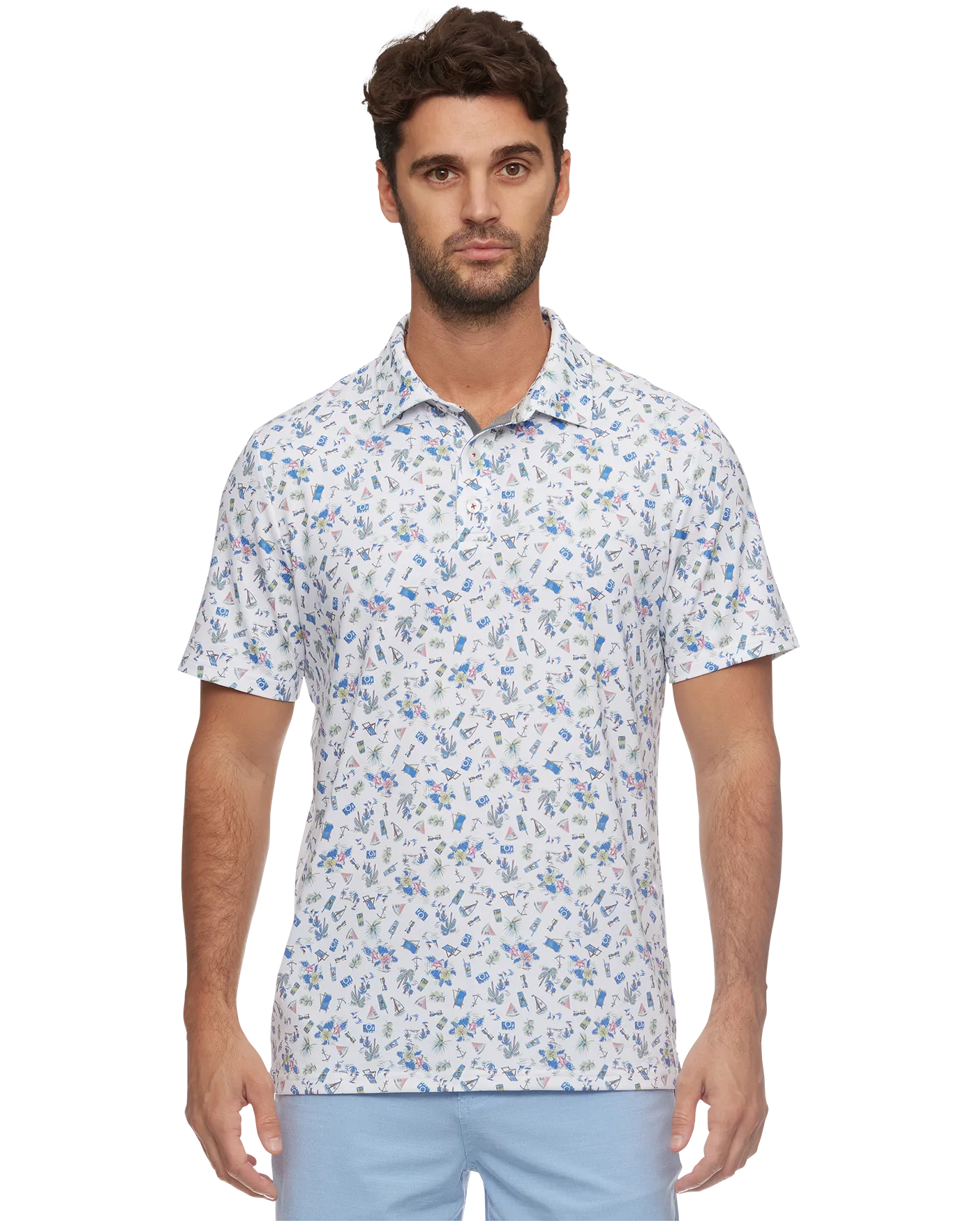 MVP OPELIKA BEACH PRINT POLO