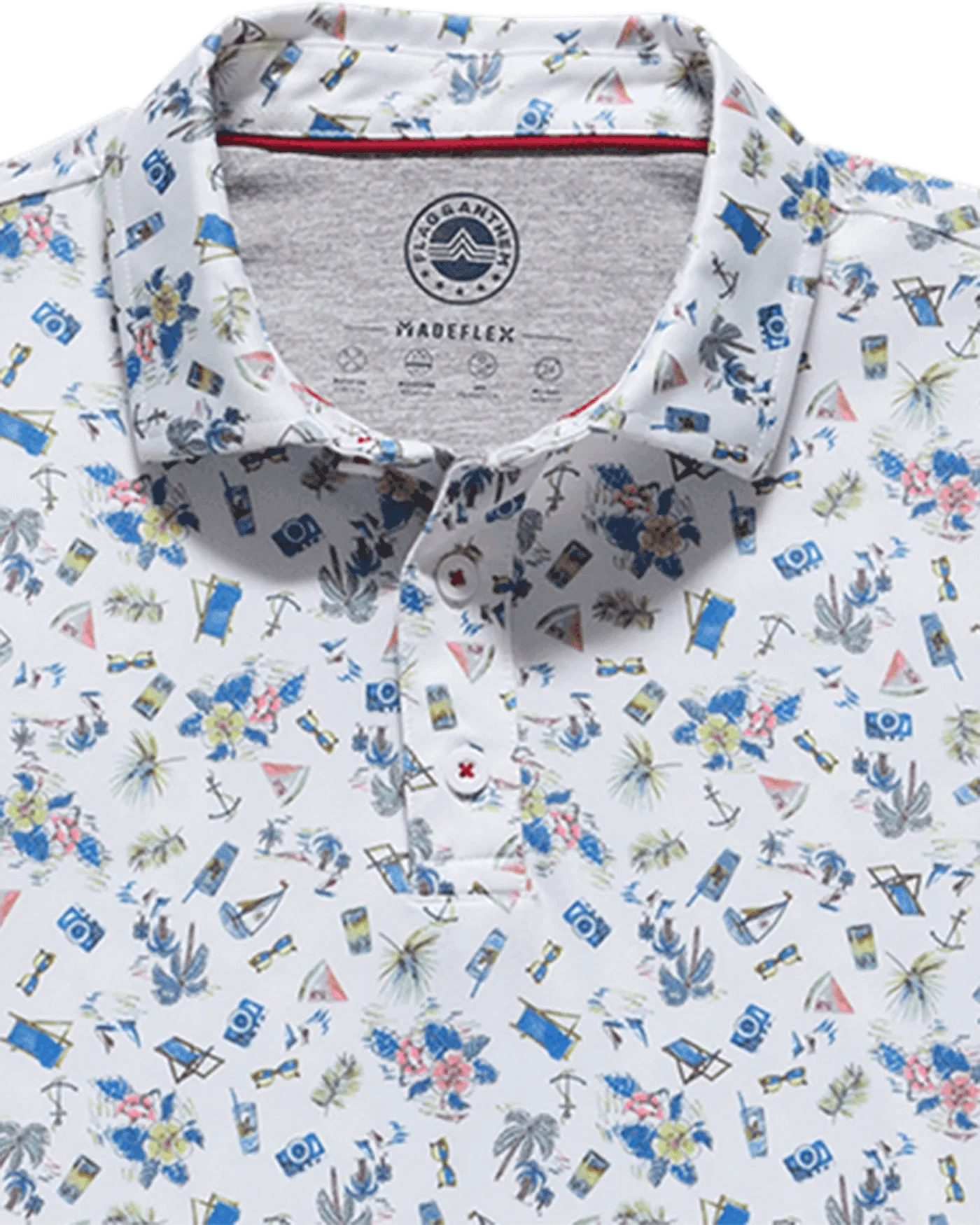 MVP OPELIKA BEACH PRINT POLO