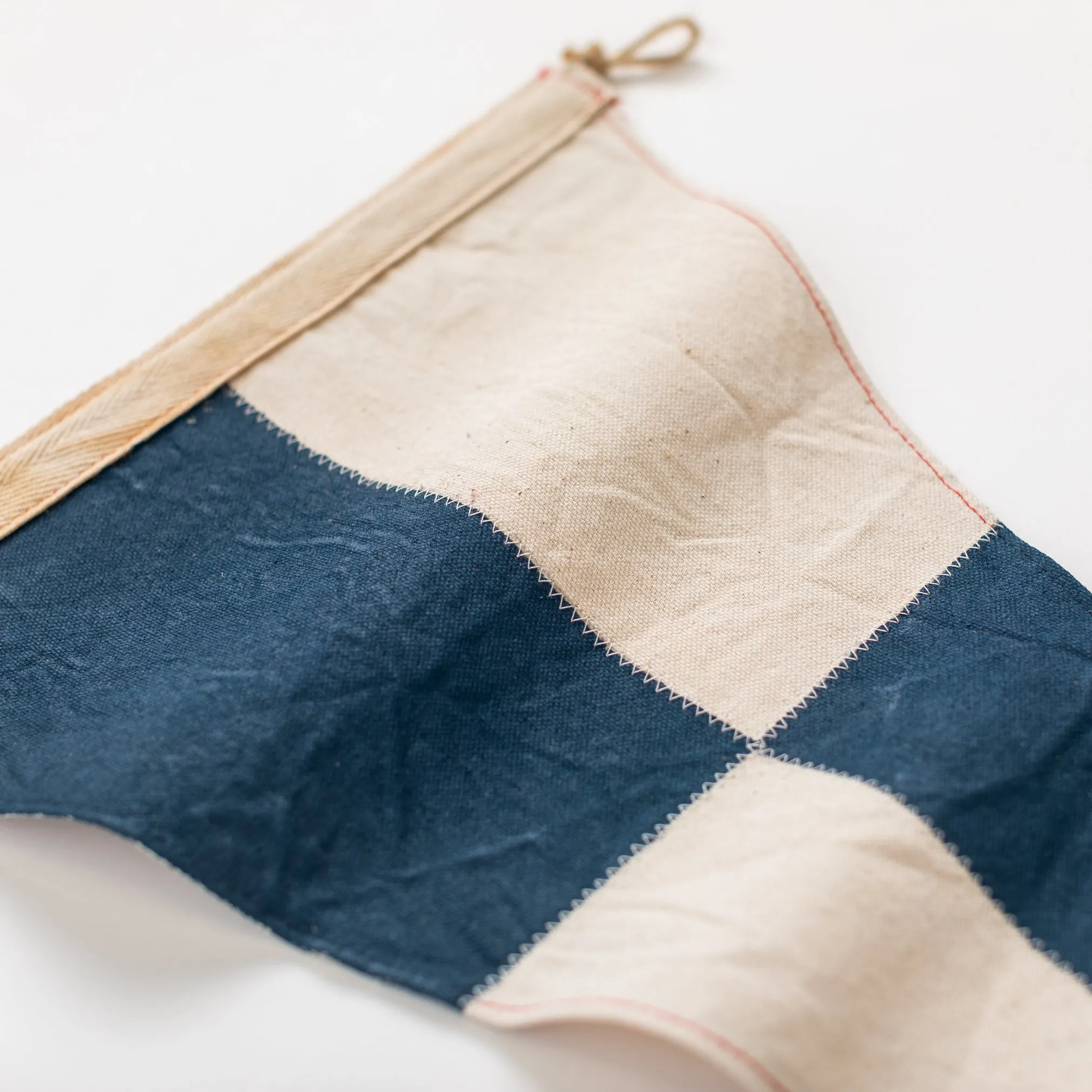 Navy Check Flag